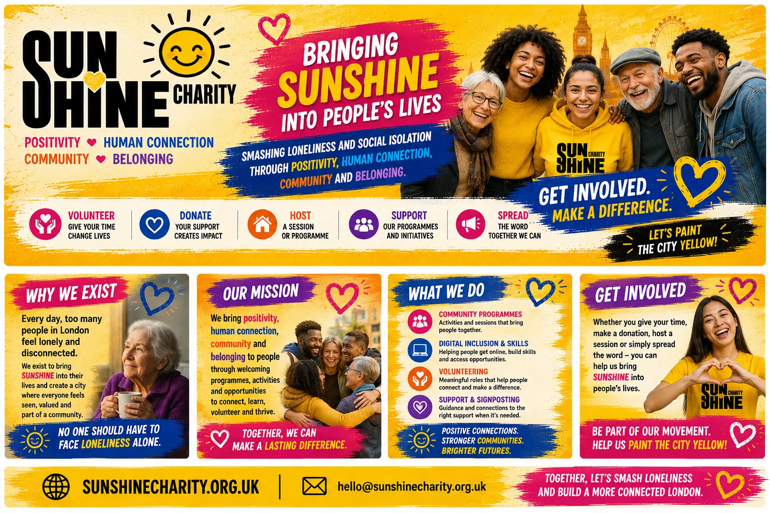 SUNSHINE community movement artwork